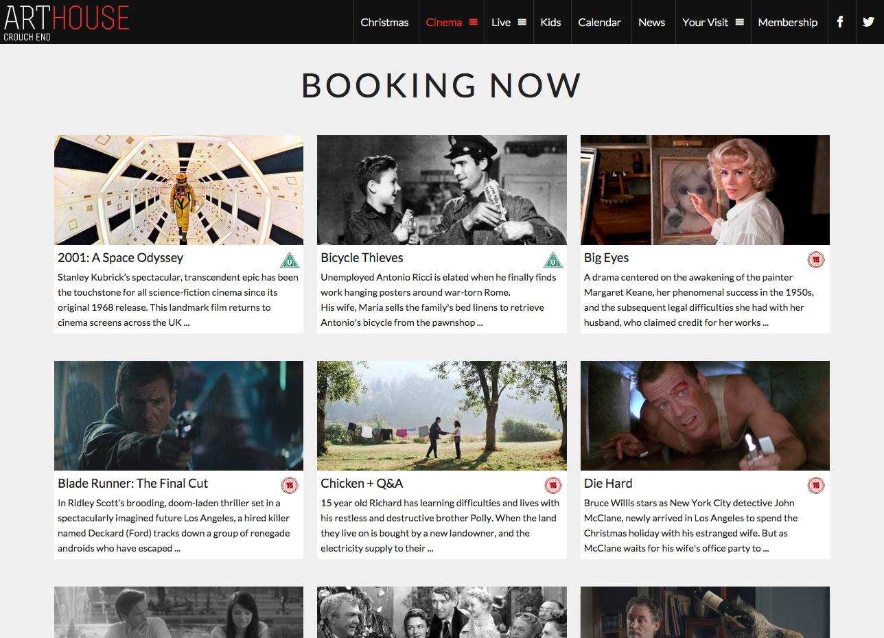 ArtHouse booking listings