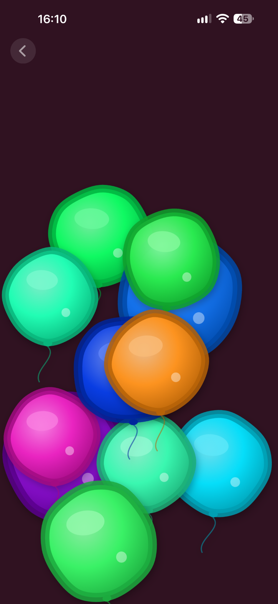 Tap a balloon