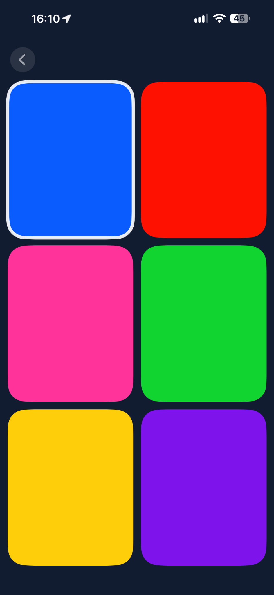 Start with colour
