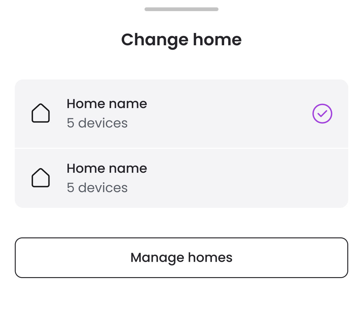 Myko sheet for changing and managing homes