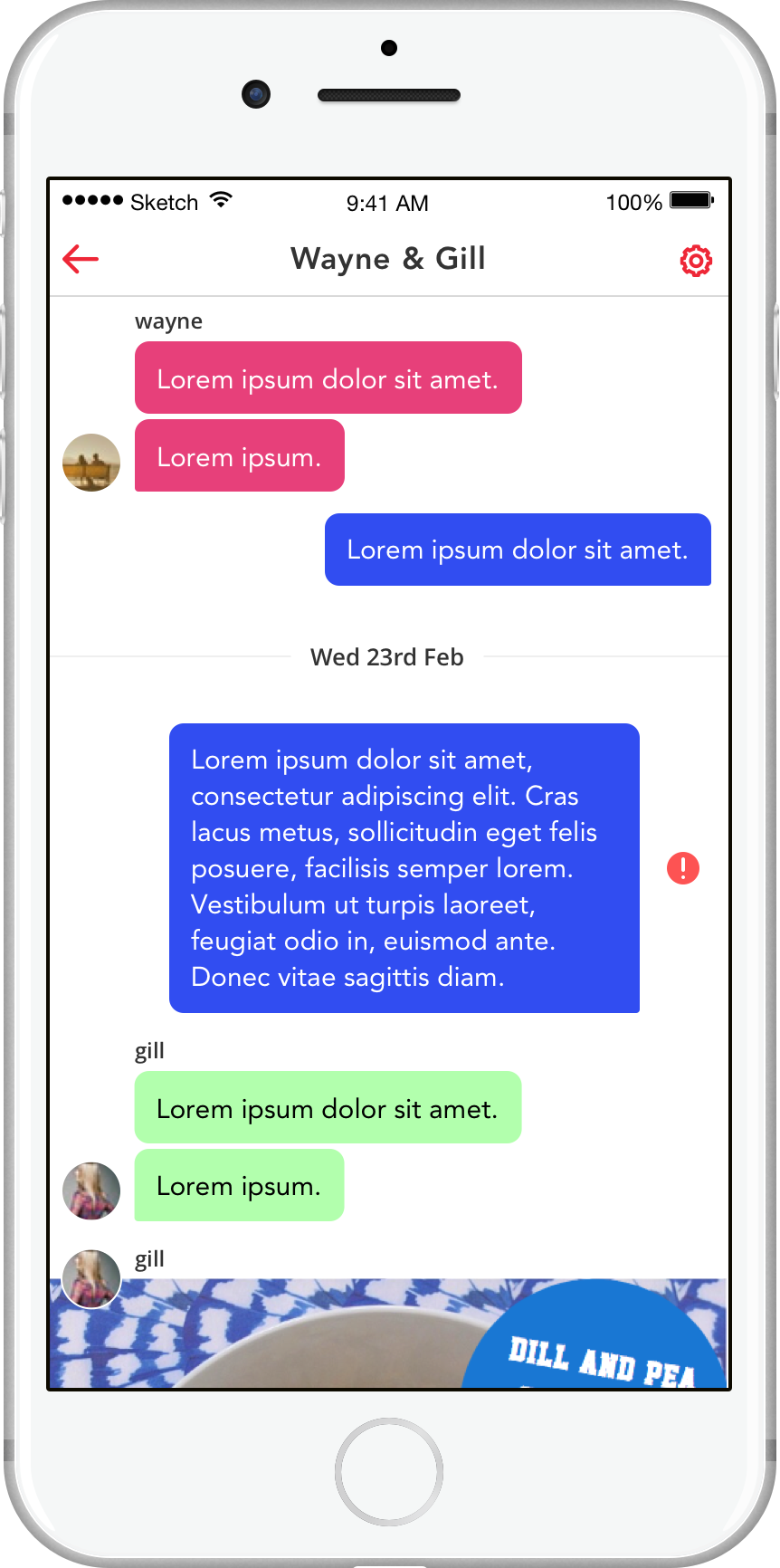 Yubl conversations and contacts